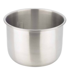 Removable Cooking Pot, 6Qt, Stainless Steel - ZSPSERP23